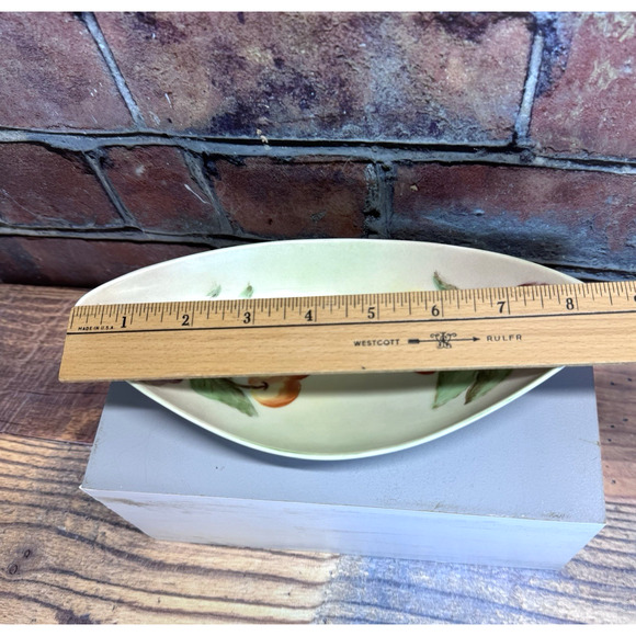 Rare Vtg Alka Kunst Bavaria West Germany Oblong Olive Dish Serving‎ Bowl MCM - Picture 4 of 6